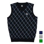 フットジョイ ゴルフウェア 秋 冬 ベスト Vネック 83094S ウール採用 保温性 メンズ FOOT JOY FJ