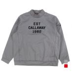 キャロウェイ ゴルフウェア 長袖トレーナー 秋 冬 スターストレッチボンディングスウェット C24217107 メンズ Callaway