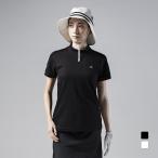 ショッピングレディ 夏 ティゴラ レディース ゴルフウェア 半袖シャツ 春 夏 T.超長綿コットン半袖モックシャツ 日本製生地 TR-1H2215H TIGORA