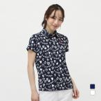 ショッピングレディ 夏 ルコックスポルティフ ゴルフ レディース ゴルフウェア 半袖シャツ 春 夏 ニワトリハート半袖シャツ LG5SHS14L le coq sportif GOLF