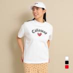 キャロウェイ レディース ゴルフウェア 半袖シャツ 春 夏 コットン天竺半袖モックネックシャツ C24134221 Callaway