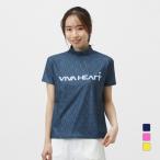 ショッピングレディ 夏 ビバハート レディース ゴルフウェア 半袖シャツ 春 夏 L-ムシムハート ベアテンハンソデプルオーバー 012-23344 VIVA HEART