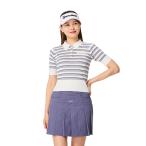  TaylorMade женский Golf одежда джемпер с коротким рукавом осень-зима полоса вязаный S/S Polo TO066 TaylorMade