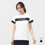 ショッピング半袖シャツ ルコックスポルティフ ゴルフ レディース ゴルフウェア 半袖シャツ 秋 冬 モックネック半袖シャツ LG5FHS51L le coq sportif GOLF