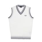 キャロウェイ レディース ゴルフウェア ベスト 春 夏 リブ編みVネックニットベスト C26119200 Callaway