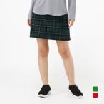ティゴラ レディース ゴルフウェア 秋 冬 GREEN LABEL ストレッチチェック柄キュロットスカート TR-1B2851SK ウェスト後ろ部分がゴム仕様 TIGORA