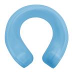 ショッピングネッククーラー ネッククーラー U-COOL ブルー 3377 氷と水を入れることで、冷やすことができるアイシングパック