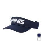 ピン ゴルフウェア 春 夏 ツアースタイル サンバイザー HW-U208 TOUR VISOR 35345-02 メンズ PING