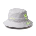 ショッピング夏 ニューエラ ゴルフウェア ハット 春 夏 GF BUCKET01 ARCHIVE LOGO GRY 14747194 メンズ NEW ERA