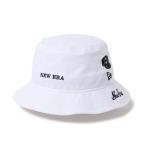 ニューエラ ゴルフウェア ハット 春 夏 GF BUCKET01 ARCHIVE LOGO WHI 261 14747193 メンズ NEW ERA