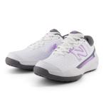 ショッピングbalance ニューバランス 696 v5 O WCO696U5 レディス テニス オムニクレー用シューズ : ホワイト×ライラック New Balance