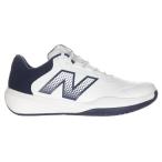 ニューバランス 696 v6 H M6969CV メンズ テニス オールコート用シューズ 2E M696 9CV : ホワイト×ネイビー New Balance