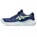  Asics GEL-CHALLENGER 14 гель Challenger 14 1042A231 дамский теннис все пальто для обувь E : темно-синий × бледный зеленый asics