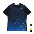 ルコック メンズ テニス 長袖Tシャツ GRAPHIC GAME SHIRT QTMTJA93 le coq sportif
