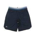 ショッピングラコステ ラコステ メンズ テニス ハーフパンツ 『ダニール・メドベージェフ』ウェストメッシュテニスショーツ GH3150-525 : ネイビー LACOSTE