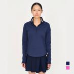 tigolabai Beams дизайн дамский теннис футболка с длинным рукавом половина Zip джерси TRBM-2TW2605TL TIGORA by BEAMS DESIGN