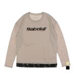  Babolat дамский теннис футболка с длинным рукавом PURE LONG SHORT SLEEVE SHIRT чистый длинный рукав рубашка BWP5573 BabolaT