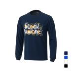  черный Night мужской дамский теннис футболка с длинным рукавом T-4202U. пот скорость .*UV уход Black Knight