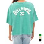 2024春夏 ビラボン レディース サーフ 半袖Tシャツ ARCH LOGO WIDE LOOSE CROPED TEE BE013206 BILLABONG