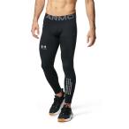 ショッピングスパッツ アンダーアーマー メンズ コンプレッション ロングタイツ スパッツ UAコールドギアインフラレッド クルー レギンス 1381353 ： ブラック UNDER ARMOUR