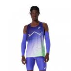 アシックス メンズ 陸上/ランニング ノースリーブシャツ METASPEEDシングレット メタスピード シングレット 2091A812 タンクトップ asics