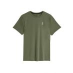  on men's land / running short sleeves T-shirt Core-T core T-shirt ME10430858 : khaki On