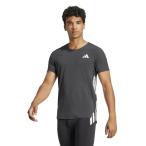 アディダス メンズ 陸上/ランニング 半袖Tシャツ アディゼロ ランニング半袖Tシャツ JOM26 JF3473 _ ブラック adidas