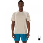  Asics мужской наземный / бег одежда короткий рукав футболка ROAD бег рубашка с коротким рукавом 2011D453 asics