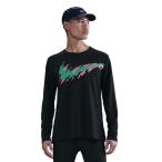 ショッピングUV ナイキ メンズ 陸上/ランニング 長袖Tシャツ マイラー Dri-FIT UV ロングスリーブ ランニングトップ HV2661-010 MILER : ブラック NIKE