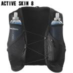 サロモン メンズ レディス 陸上/ランニング バックパック ACTIVE SKIN 8 SET アクティブ スキン 8 セット LC2177800 _ ブラック SALOMON