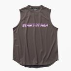 tigolabai Beams дизайн мужской наземный / бег безрукавка безрукавка футболка TRBM-3R1724TT : Brown TIGORA by BEAMS DESIGN