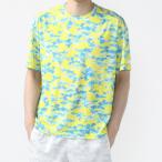 tigola мужской дамский наземный / бег короткий рукав футболка рисунок большой короткий рукав футболка TR-3R3204TS : желтый × sax голубой TIGORA