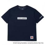 tigola мужской дамский наземный / бег одежда короткий рукав футболка Keith . кольцо короткий рукав бег футболка TRKH-3R3346TS KEITH HARING TIGORA