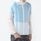 ティゴラ メンズ 陸上/ランニング ウインドブレーカー 軽量撥水スケルトンジャケット ゼッケンが見える パッカブル TR-3R3104WJ : クリアー TIGORA