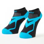 nisi мужской дамский наземный / бег носки VV HOLD RACING SOCKS VV Hold рейсинг носки N22-001 функциональность носки : черный × голубой NISHI