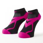 nisi мужской дамский наземный / бег носки VV HOLD RACING SOCKS VV Hold рейсинг носки N22-001 функциональность носки : черный × розовый NISHI