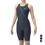 アリーナ レディス フィットネス水着 AQUA EXA アクアエクサ フィットネスワンピーススパッツ オープンバック ハーフレッグ ぴったりパッド AS5SWF02L arena