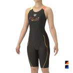 アリーナ レディス フィットネス水着 AQUA EXA アクアエクサ フィットネスワンピーススパッツ オープンバック ハーフレッグ ひっかけパッド AS5FWF10L arena