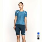  Nike дамский плавание фитнес купальный костюм FA24 Zip имеется короткий рукав separe-tsu299311-117 NIKE