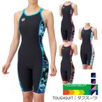 アリーナ レディス 水泳 競泳水着 TOUGH SUIT タフスーツ トレーニングワンピーススパッツ オープンバック ハーフレッグ AS5SWM11L arena