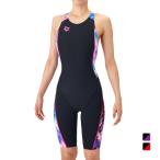  Arena дамский плавание .. купальный костюм TOUGHSUIT жесткий костюм тренировка One-piece леггинсы открытый задний * половина нога AS6SWM18L arena