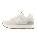 ショッピングnew balance ニューバランス 574+ WL574Z QD B レディース 厚底 スニーカー ： ライトグレー New Balance