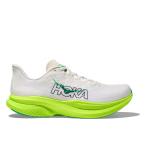 ホカ MACH 6 マッハ 6 1147790 メンズ 陸上/ランニング ランニングシューズ D _ ホワイト×イエローグリーン HOKA
