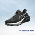 アシックス NOVABLAST 5 PLATINUM ノヴァブラスト5プラチナム 1011C193 メンズ 陸上 ランニングシューズ 2E : ブラック×シルバー asics