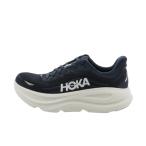ホカ BONDI 9 ボンダイ 9 1162011 メンズ 陸上/ランニング ランニングシューズ D _ ネイビー×ホワイト HOKA