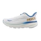 ホカ CLIFTON 9 WIDE クリフトン 9 ワイド 1132210 メンズ 陸上/ランニング ランニングシューズ 2E _ ホワイト×ゴールド HOKA