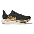 ホカ CLIFTON 10 WIDE クリフトン 10 ワイド 1162050 レディス 陸上/ランニング ランニングシューズ D : ブラック×ゴールド HOKA