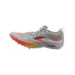  Brooks HyperionEliteMD Hyperion Elite MD BRU 0480 800m-1500m мужской наземный / бег наземный шиповки D : белый × orange BROOKS