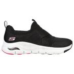 スケッチャーズ ARCH FIT-MODERN RHYTHM 149717 BKHP レディース ウォーキングシューズ スニーカー ： ブラック×ホワイト SKECHERS