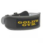 ゴールドジム トレーニングレザーベルトBK G3368 ウェイト用小物 GOLDS GYM